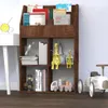 vidaXL Kinder-Bücherregal Braun Eichen-Optik 71x30x114cm Produktbild-Vorschau 2