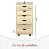 Piedistallo mobile a sinistra 'Nils' 35 cm Con 6 cassetti Anteprima dell’immagine prodotto 4