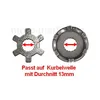 KICKSTARTER Welle Feder HEBEL RITZEL ANTRIEB Set für Produktbild-Vorschau 2