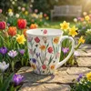 Tasse aus Porzellan Flowers in spring  - Frühlingsblumen Produktbild-Vorschau 3