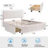 Sweiko Polsterbett 140*200cm, Klassisches Bett mit Produktbild-Vorschau 11