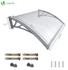 VOUNOT® Vordach für Haustür, 120 x 80 cm Transparentes Produktbild-Vorschau 14