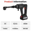 Nettoyeur haute pression sans fil pour automobile - M-CW3 - Voir les images du produit 6