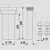 SANIT 58.A10.00..0099 WC-Anschlussgarnitur 300mm DN100 Produktbild-Vorschau 4