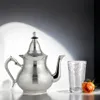 Marocká dekorativní mosazná konvička Nadima silver 750ml Náhled obrázku produktu 5
