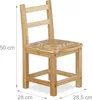 Sedia per bambini Relaxdays RUSTICO in bambù, per Anteprima dell’immagine prodotto 4