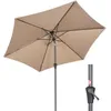 Deuline Alu Sonnenschirm Ø300cm Gartenschirm Produktbild-Vorschau 1