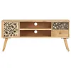 The Living Store Szafka pod telewizor 100 x 30 x 45 cm lite Podgląd zdjęcia produktu 4