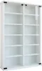 Holz CD DVD Stand Regal Roma Glastür Produktbild-Vorschau 2