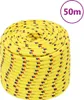 vidaXL Bootsseil Gelb 12 mm 50 m Polypropylen Produktbild-Vorschau 6