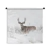 MuchoWow® Wandteppich Wandbehang Hirsche - Winter - Schnee Produktbild-Vorschau 1