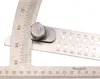 A close-up view of a metal measuring tool with engraved markings. Anteprima dell’immagine prodotto