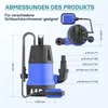 Schmutzwasserpumpe 400 W 7500 l/h Tauchpumpe Gartenpumpe Produktbild-Vorschau 6