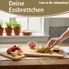 LS-LebenStil 3x Holz Frühstücksbrett Essbrettchen 22x14cm Produktbild-Vorschau 4