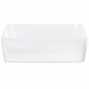 vidaXL Waschbecken Weiß 48x37x13 cm Keramik Rechteckig Produktbild-Vorschau 4