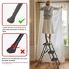 Trittleiter 3 Stufen Stehleiter, OUTIGO Klappleiter bis Produktbild-Vorschau 6