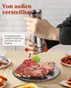 Salz und Pfeffermühlen elektrisch 2er Set aus Edelstahl Produktbild-Vorschau 6