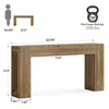 Consolle Tribesigns, tavolino stretto da 160 cm in stile Anteprima dell’immagine prodotto 2