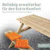 holz4home® Outdoor Picknickbank 140 cm I Sitzgruppe Aussen Produktbild-Vorschau 6