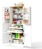 Hoge kast, wit, met bewegingssensor, verstelbare planken, Productafbeelding-voorbeeld 11