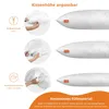 Collage showing how to adjust the pillow height and a pillow. Anteprima dell’immagine prodotto