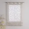 Raffrollo Voile Gardinen mit Schlaufen Raffgardine Produktbild-Vorschau 3