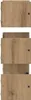 vidaXL Wandplanken-set, 3 stuks, Artisan-eikenhout, Productafbeelding-voorbeeld 6