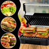 Kontaktgrill 1000W Panini Grill Toaster Klappbar 180° Produktbild-Vorschau 3