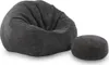 Kreslo Pouffe Sack Corduroy - Mäkké a pohodlné - Moderné - Náhľad obrázku produktu 1