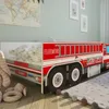 Dětská postel auto Postel pro mládež 80x160 | hasičské auto Náhled obrázku produktu 5