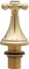 A close-up studio shot of a brass faucet. Podgląd zdjęcia produktu