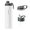 Termoska Wessper B3 THERMOSTEEL 0,7 l, biela, s 3 uzávermi Náhľad obrázku produktu 1