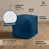 URBANARA Sitzsack-Hocker 85l blau Basic-Comfort mit Produktbild-Vorschau 2