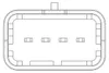 NTK 92423 Luftmassenmesser LMM für FORD Fiesta Mk6 Produktbild-Vorschau 2