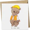 Mr. & Mrs. Panda Grußkarte Bauingenieur Herz - Weiß - Produktbild-Vorschau 1