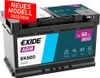 A car battery is shown from a diagonal angle. Produktbild-Vorschau