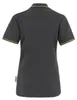 HAKRO Polo Stripe damesmodel 203, antraciet/kiwi, maat M Productafbeelding-voorbeeld 6