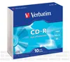 CD-R Verbatim 700MB 10 pezzi Confezione 52x SlimCase Anteprima dell’immagine prodotto 5