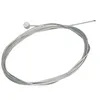 A coiled metal brake cable on a white background. Produktbild-Vorschau