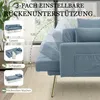 okwish Zweisitzer,Schlafsofa mit 2 beigelegte Produktbild-Vorschau 3