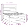 VidaXL 837914, Drewno, 110 kg, Dorośli i dzieci, 700 mm, Podgląd zdjęcia produktu 8
