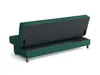 A green sofa with its storage compartment open. Náhľad obrázku produktu