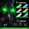 Led Armband Aufladbar,2 Stück Reflective LED Leuchtarmband, Produktbild-Vorschau 3