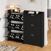 Merax Schuhschrank 2er Set Schuhregal mit 6 Fächer und Produktbild-Vorschau 2