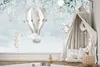 Muralo Selbstklebende Fototapete TIERE Luftballons Blätter Produktbild-Vorschau 5
