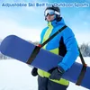 2 Stück Ski Tragegurt Skirucksack, Verstellbare Snowboard Produktbild-Vorschau 2