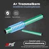 A marketing image showing a green toner drum with blue glowing coils around it, indicating its functionality. Other marketing graphics and text are present. Produktbild-Vorschau