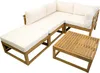 Loungeset 4 -Sitzer bestehend aus: Sessel, Hocker, Tisch Produktbild-Vorschau 5