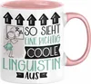 Linguistin Geschenk Tasse Geschenkidee für Linguistin Produktbild-Vorschau 1