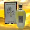 A bottle of perfume and its packaging are displayed against a golden, cloudy background. Podgląd zdjęcia produktu
